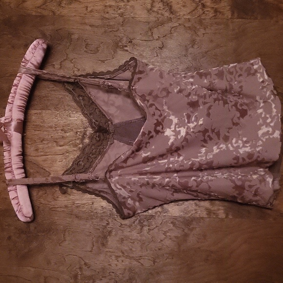 Great For Holidays 2 Piece Tie Cardigan w/Rabbit Fur Trim Camisole Top Medium - Picture 12 of 16